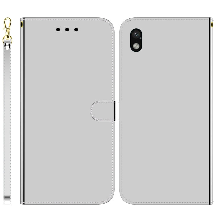 For Sony Xperia Ace III Imitated Mirror Surface Horizontal Flip Leather Phone Case