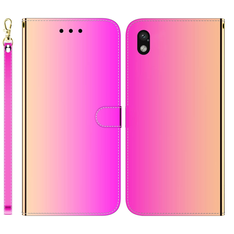 For Sony Xperia Ace III Imitated Mirror Surface Horizontal Flip Leather Phone Case