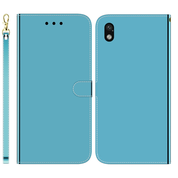 For Sony Xperia Ace III Imitated Mirror Surface Horizontal Flip Leather Phone Case