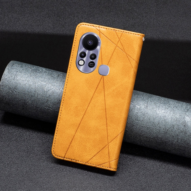 For Infinix Hot 11s NFC Rhombus Texture Magnetic Leather Phone Case