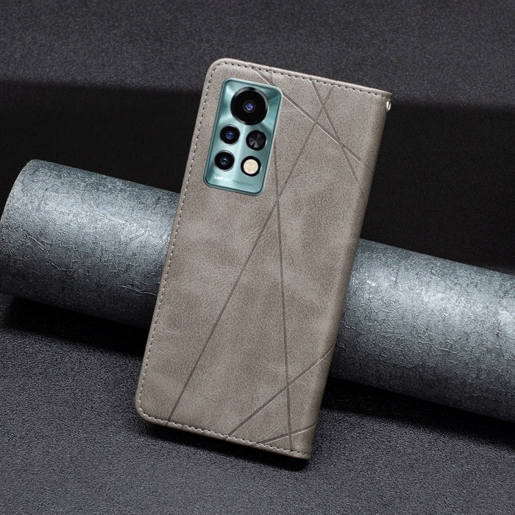 For Infinix Note 11 Pro Rhombus Texture Magnetic Leather Phone Case