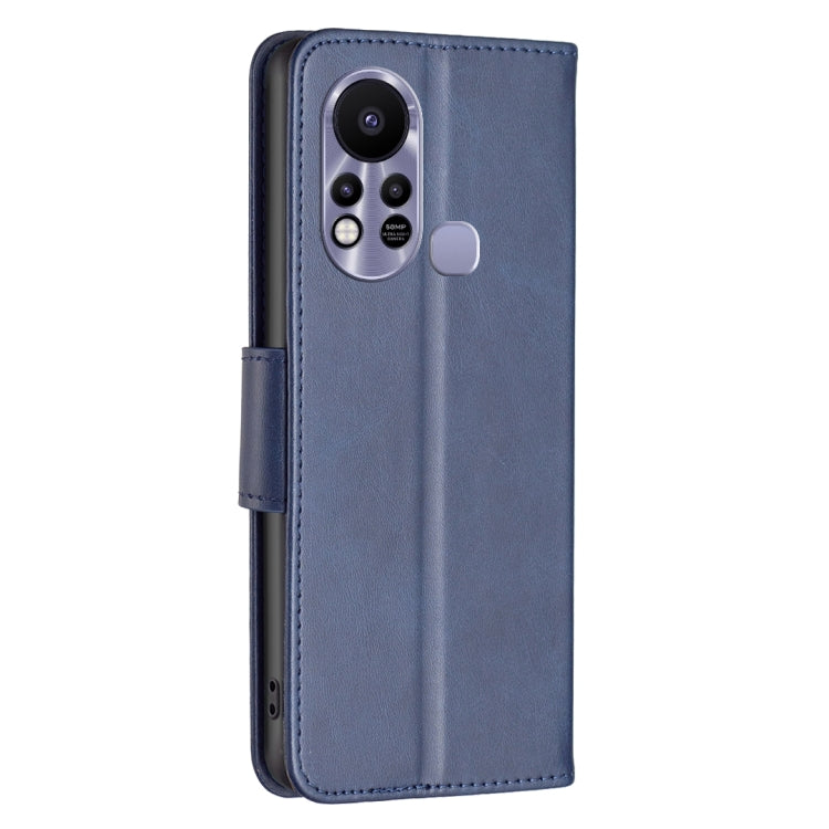 For Infinix Hot 11s NFC Lambskin Texture Pure Color Flip Leather Phone Case