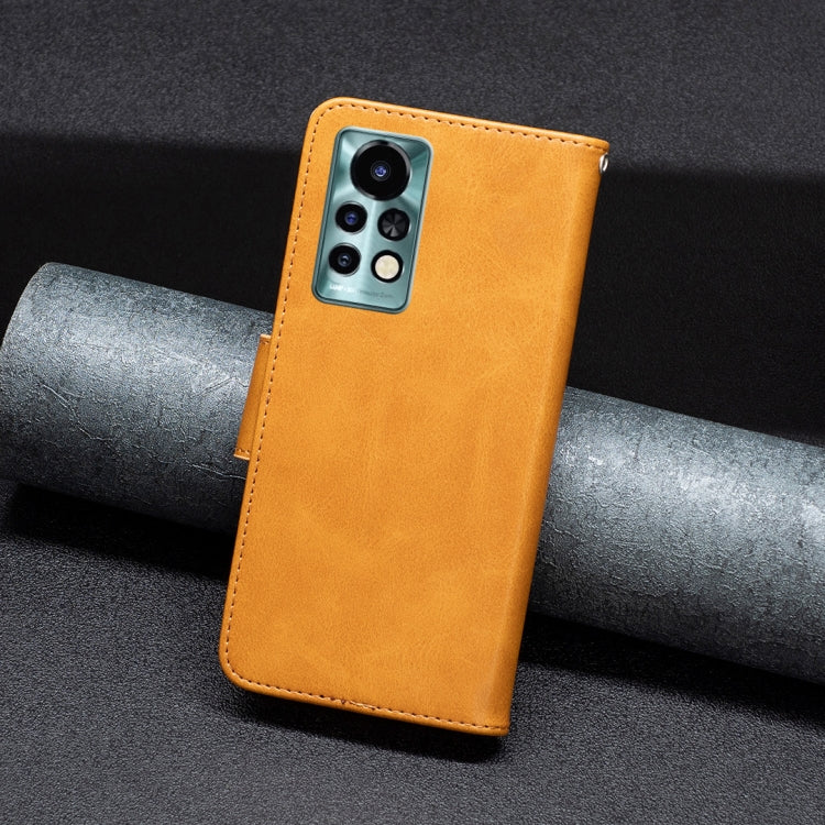 For Infinix Note 11 Pro Lambskin Texture Pure Color Flip Leather Phone Case