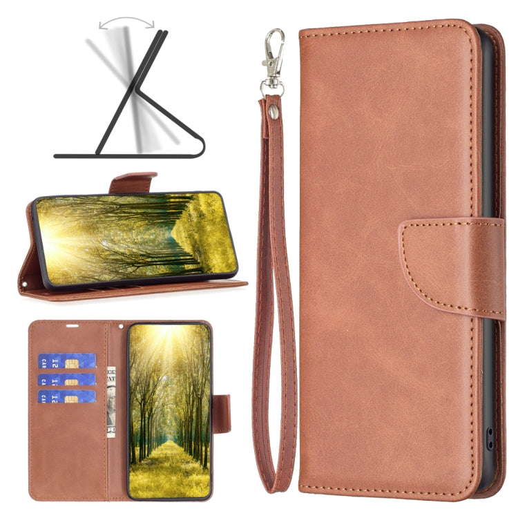 For Infinix Note 11 Pro Lambskin Texture Pure Color Flip Leather Phone Case