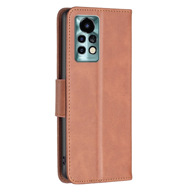 For Infinix Note 11 Pro Lambskin Texture Pure Color Flip Leather Phone Case