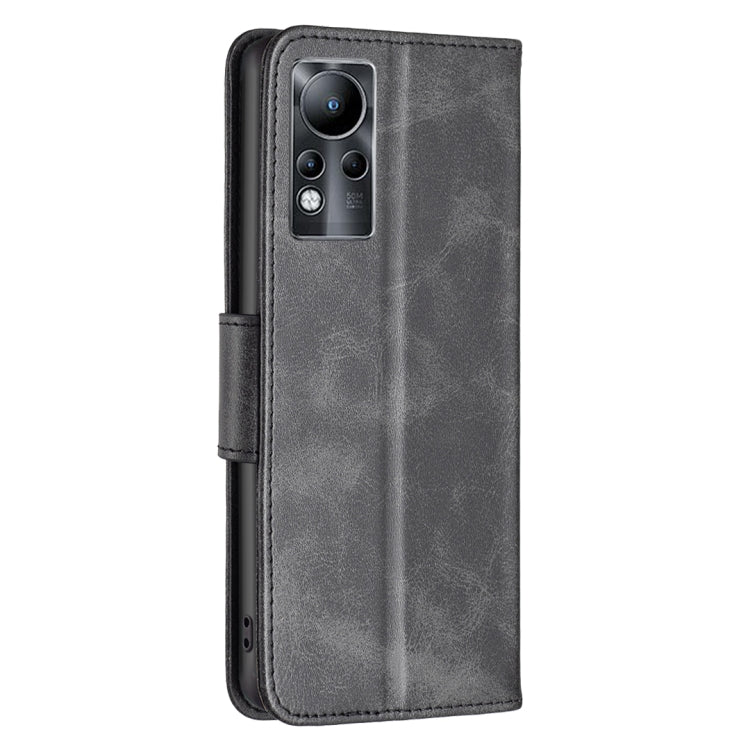 For Infinix Note 11 Lambskin Texture Pure Color Flip Leather Phone Case