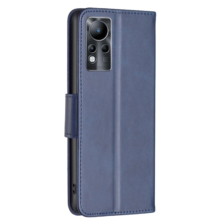 For Infinix Note 11 Lambskin Texture Pure Color Flip Leather Phone Case