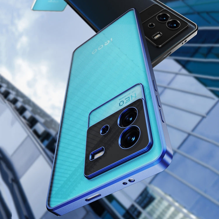 For vivo iQOO Neo6 Electroplated Frosted Phone Case