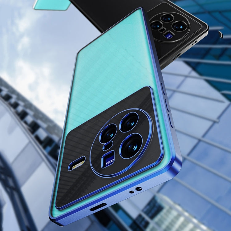 For vivo X80 Pro Electroplated Frosted Phone Case