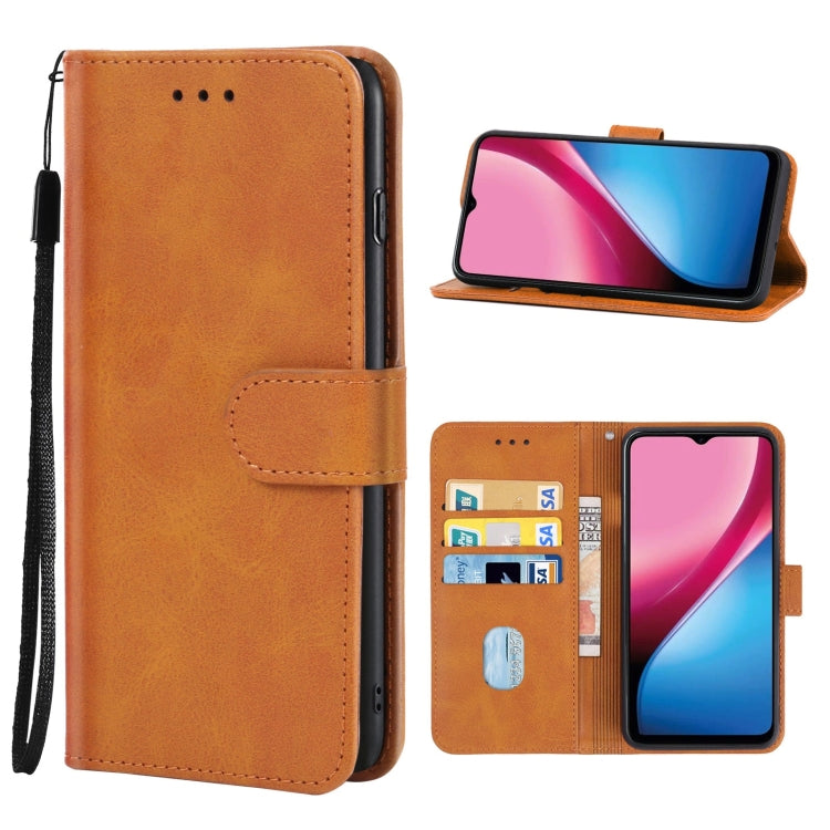 For Infinix Hot 10i Leather Phone Case