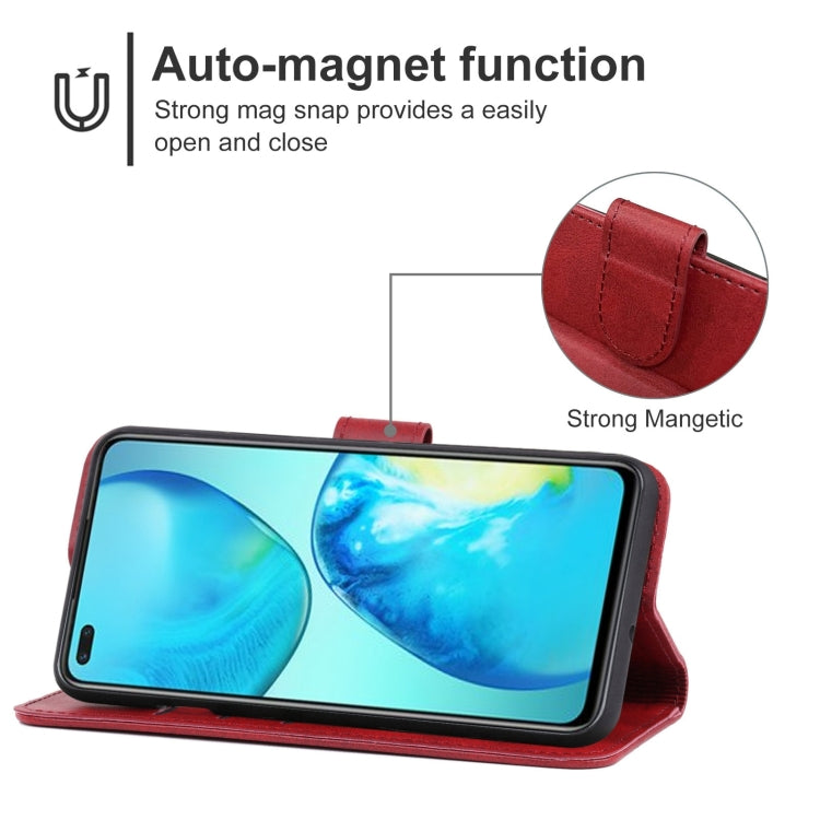 For Infinix Note 8 Leather Phone Case