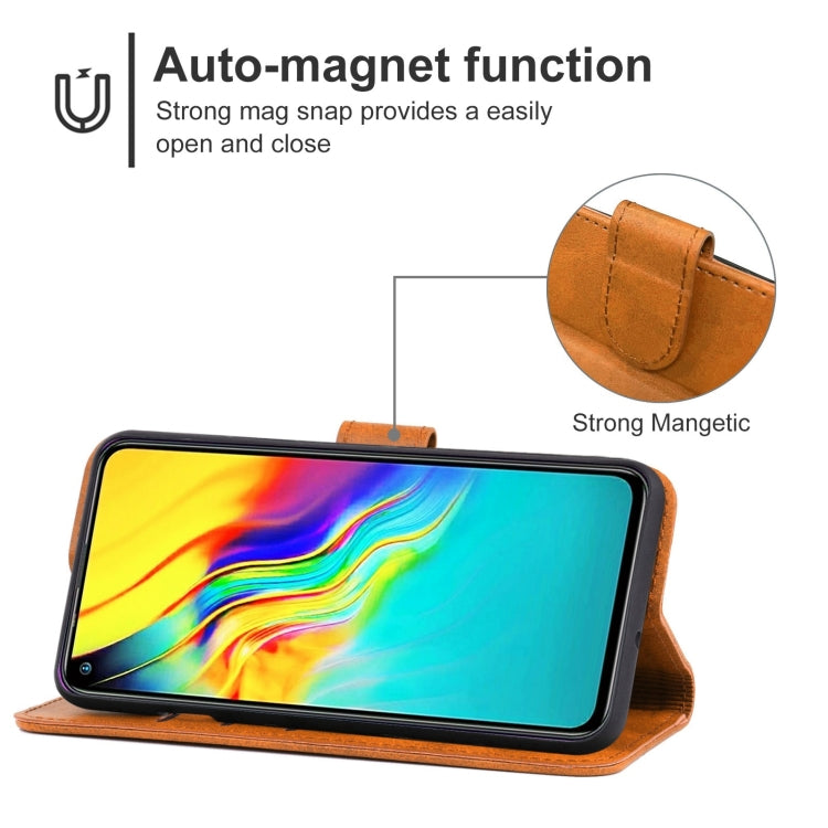 For Infinix Hot 9 Pro Leather Phone Case