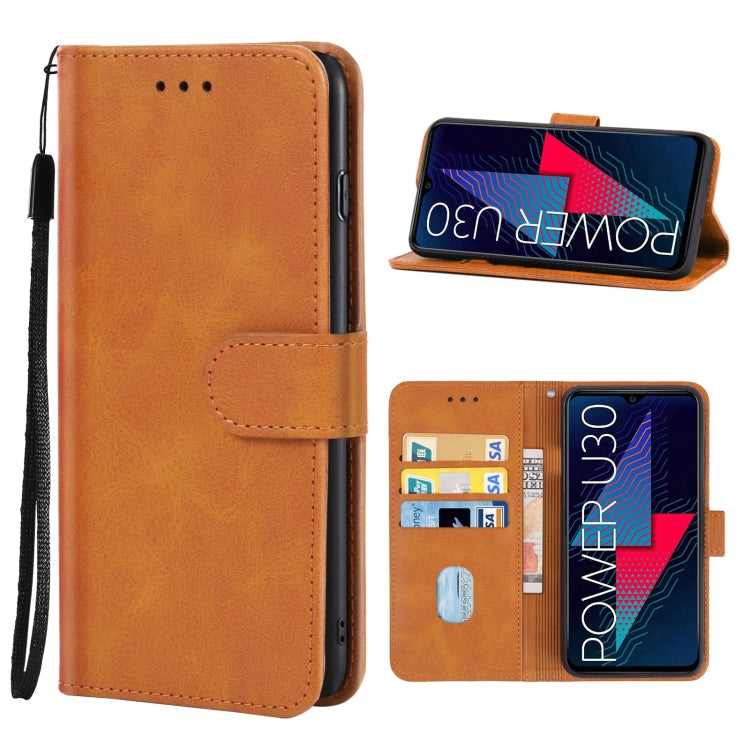 For Wiko Power U30 Leather Phone Case