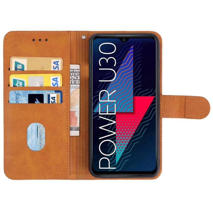 For Wiko Power U30 Leather Phone Case