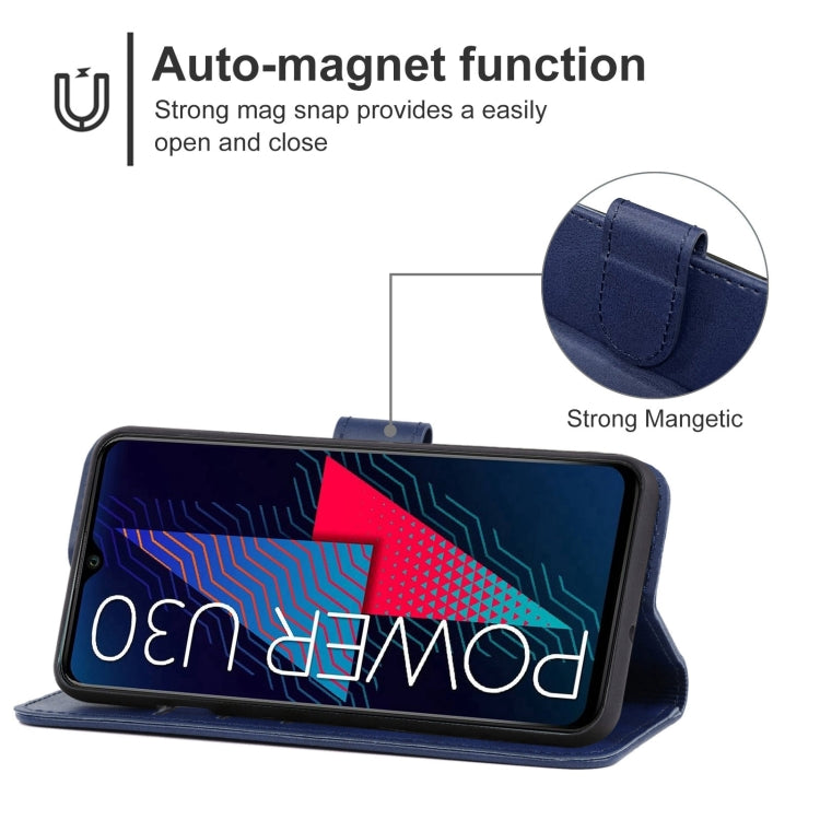 For Wiko Power U30 Leather Phone Case