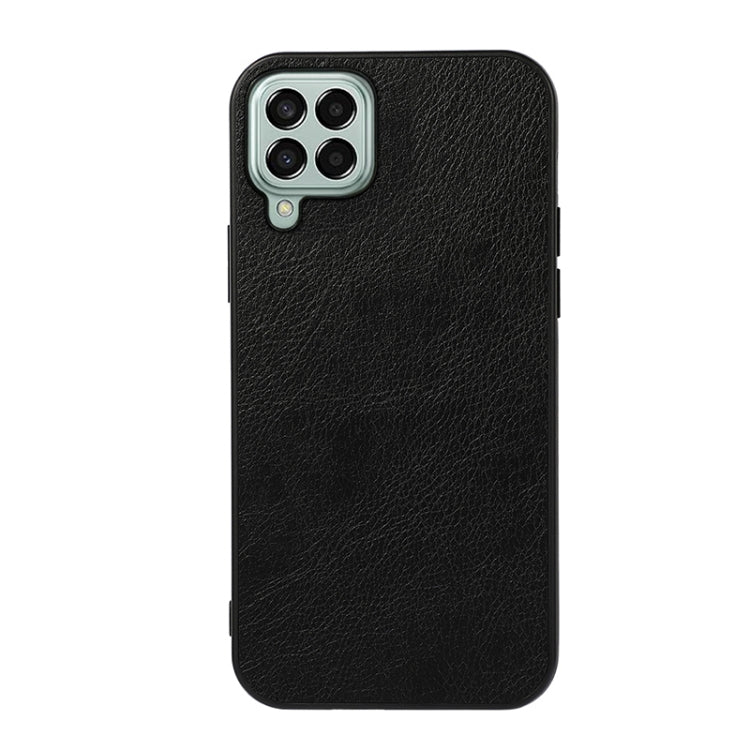 For Samsung Galaxy M33 5G Two-color Litchi Texture PU Phone Case