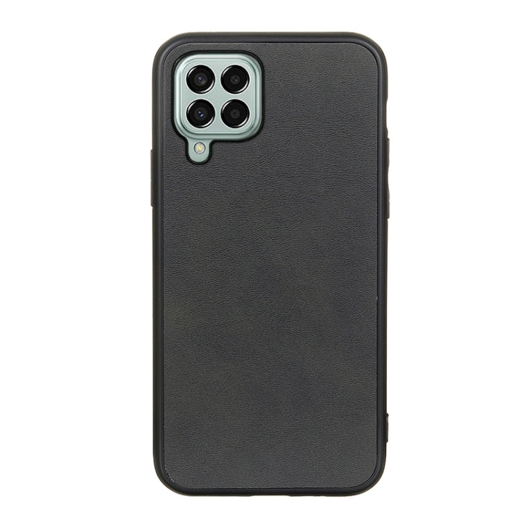 For Samsung Galaxy M33 5G Two-color Calf Texture PU Phone Case