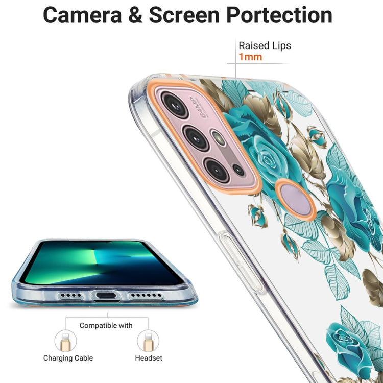 For Motorola Moto G30 / G20 / G10 Ring IMD Flowers TPU Phone Case