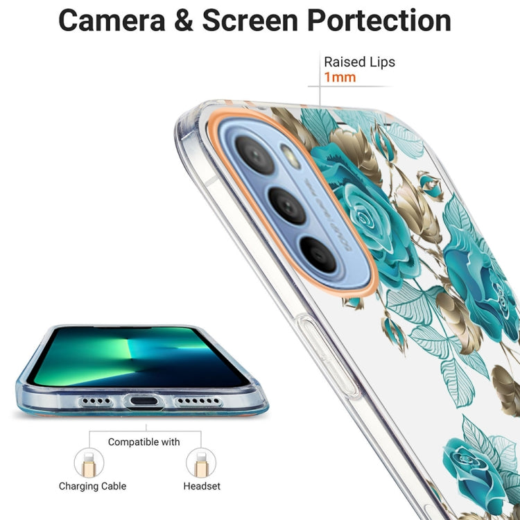 For Motorola Moto G31 / G41 Ring IMD Flowers TPU Phone Case