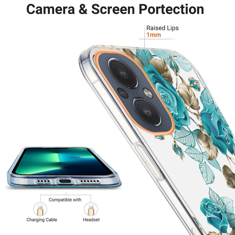 For OnePlus Nord N20 5G Ring IMD Flowers TPU Phone Case