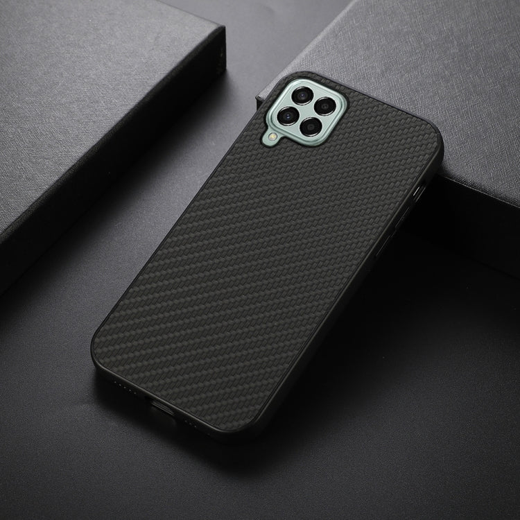 For Samsung Galaxy M33 5G Carbon Fiber Texture Shockproof Case