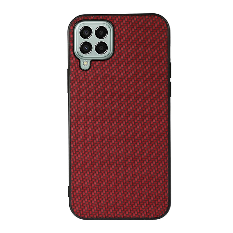 For Samsung Galaxy M33 5G Carbon Fiber Texture Shockproof Case