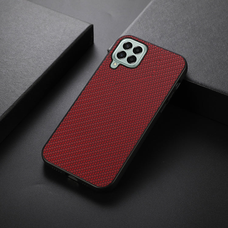For Samsung Galaxy M33 5G Carbon Fiber Texture Shockproof Case