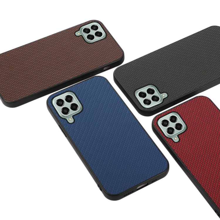 For Samsung Galaxy M33 5G Carbon Fiber Texture Shockproof Case