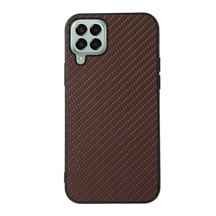 For Samsung Galaxy M33 5G Carbon Fiber Texture Shockproof Case