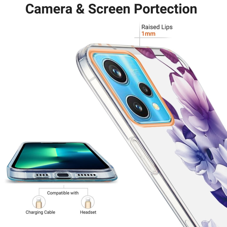 For OPPO Realme 9 Pro+ 5G Ring IMD Flowers TPU Phone Case