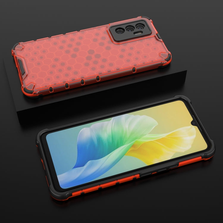 For vivo S10e 5G China Shockproof Honeycomb PC + TPU Protective Case