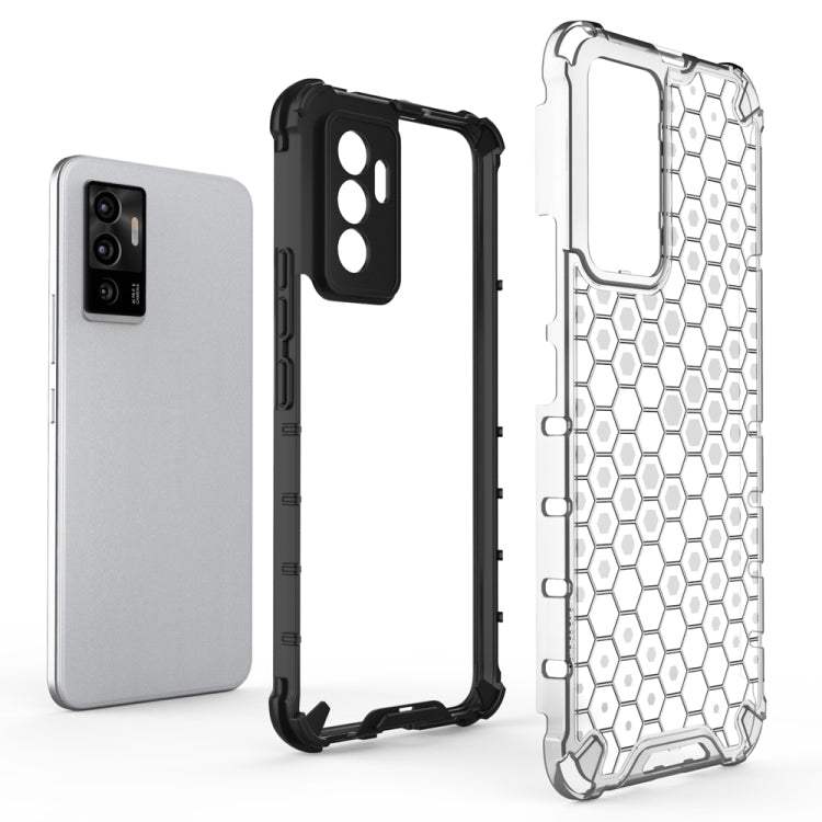 For vivo S10e 5G China Shockproof Honeycomb PC + TPU Protective Case