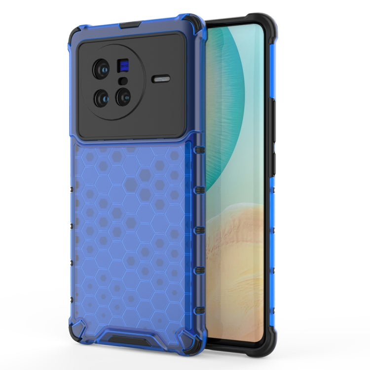 For vivo X80 5G China Shockproof Honeycomb PC + TPU Protective Case