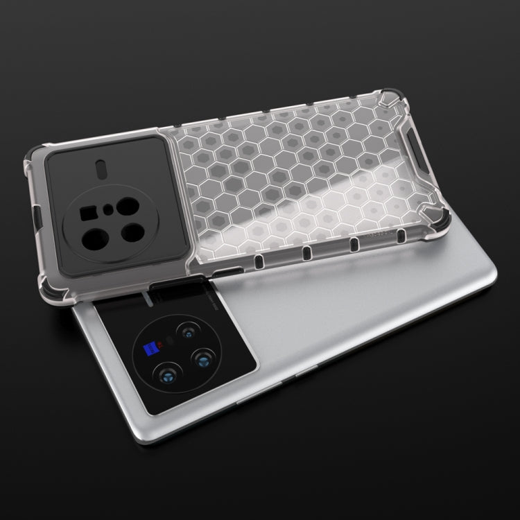 For vivo X80 5G China Shockproof Honeycomb PC + TPU Protective Case