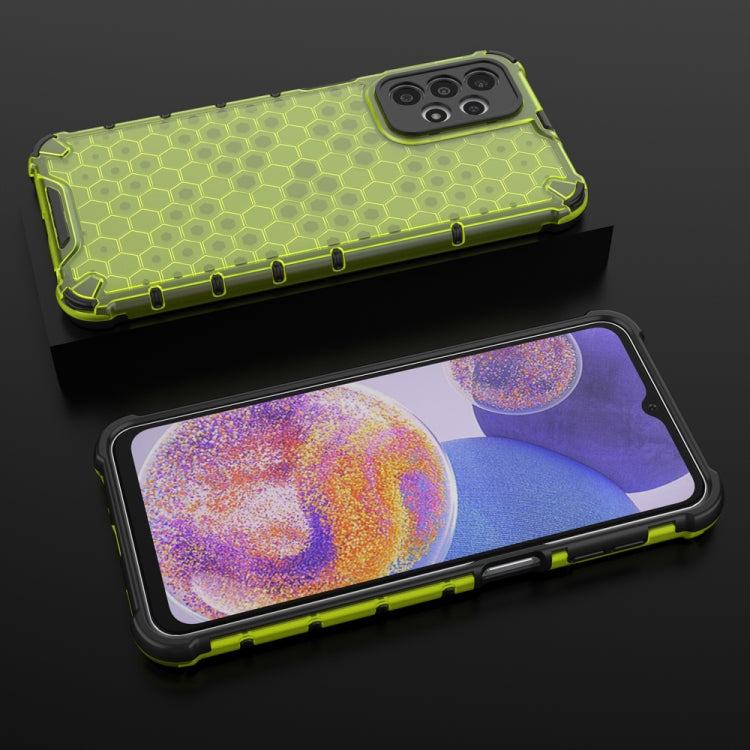 For Samsung Galaxy A23 Shockproof Honeycomb PC + TPU Protective Case