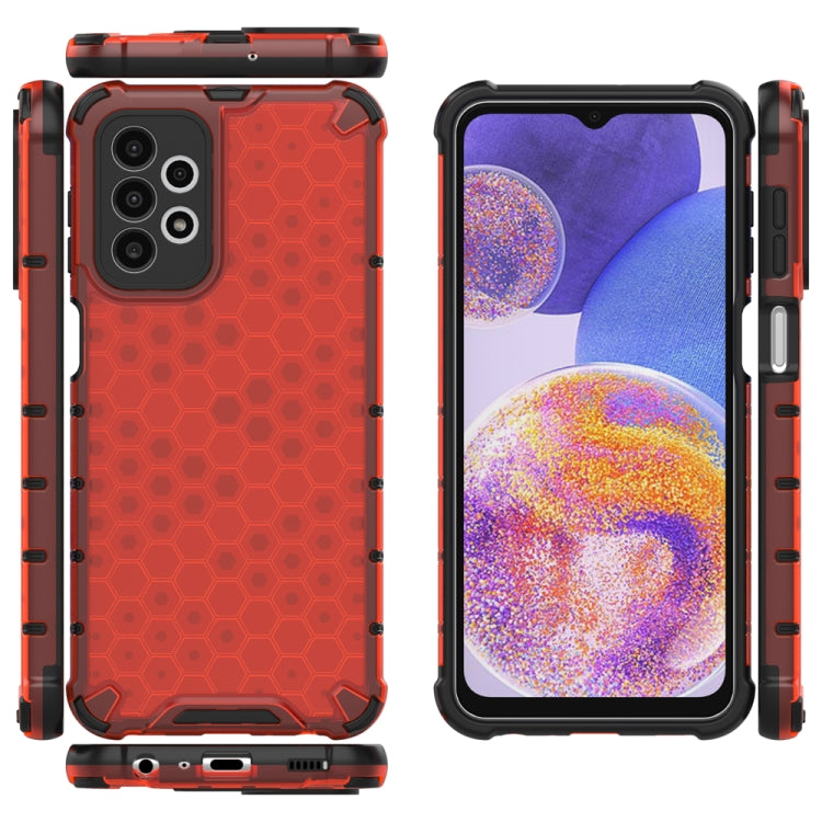 For Samsung Galaxy A23 Shockproof Honeycomb PC + TPU Protective Case