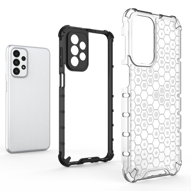 For Samsung Galaxy A23 Shockproof Honeycomb PC + TPU Protective Case