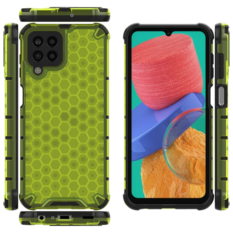 For Samsung Galaxy M33 5G Shockproof Honeycomb PC + TPU Protective Case