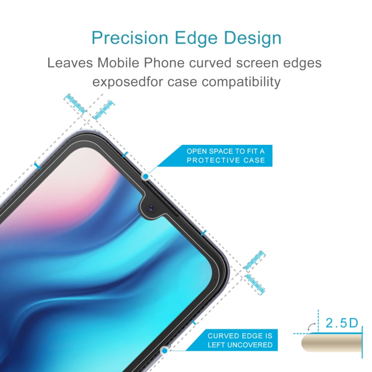 10 PCS 0.26mm 9H 2.5D Tempered Glass Film For Itel A37
