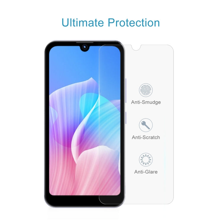 50 PCS 0.26mm 9H 2.5D Tempered Glass Film For Itel A26