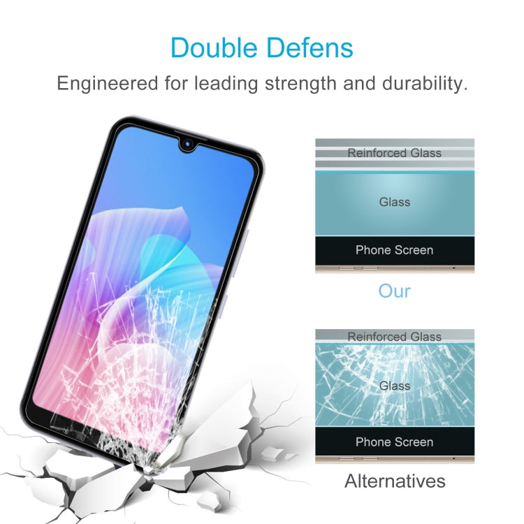 50 PCS 0.26mm 9H 2.5D Tempered Glass Film For Itel A26