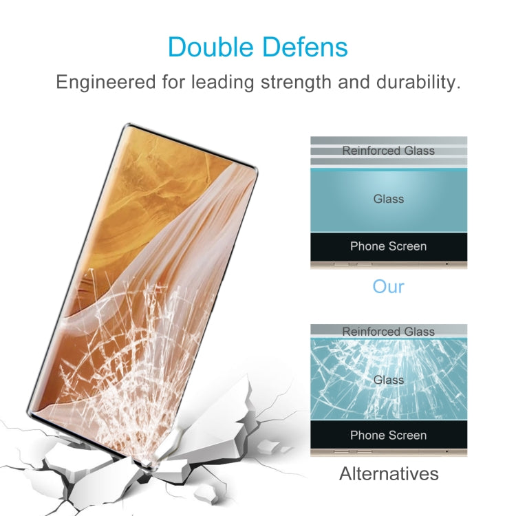 50 PCS 0.26mm 9H 2.5D Tempered Glass Film For ZTE Axon 40 Ultra