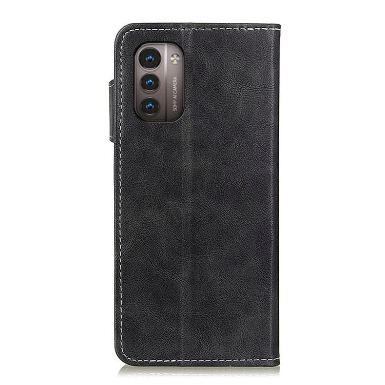 For Nokia G21 / G11 S-Type Stitching Calf Texture Leather Phone Case