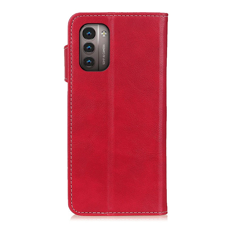 For Nokia G21 / G11 S-Type Stitching Calf Texture Leather Phone Case