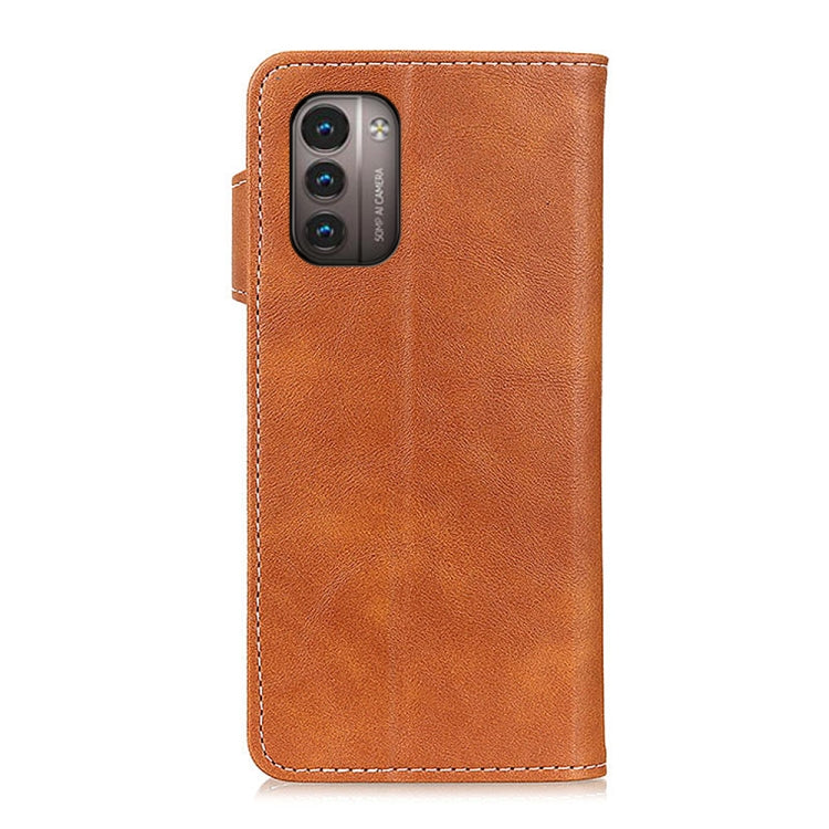 For Nokia G21 / G11 S-Type Stitching Calf Texture Leather Phone Case