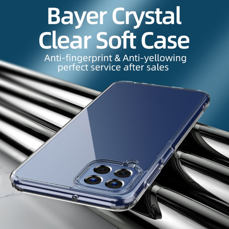 For Samsung Galaxy M53 Ice Crystal PC + TPU Phone Case