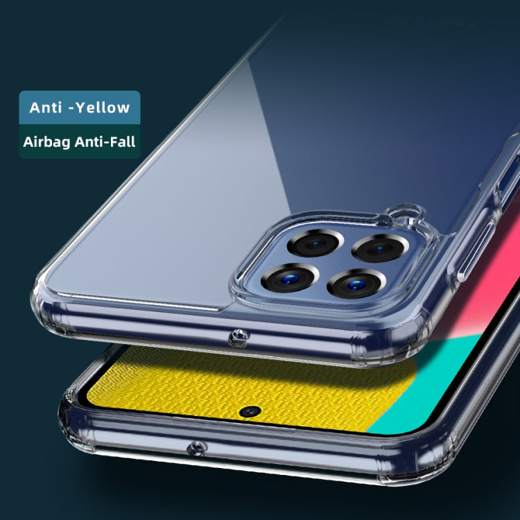 For Samsung Galaxy M53 Ice Crystal PC + TPU Phone Case
