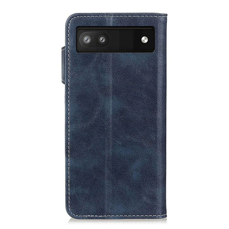 For Google Pixel 6a S-Type Stitching Calf Texture Leather Phone Case