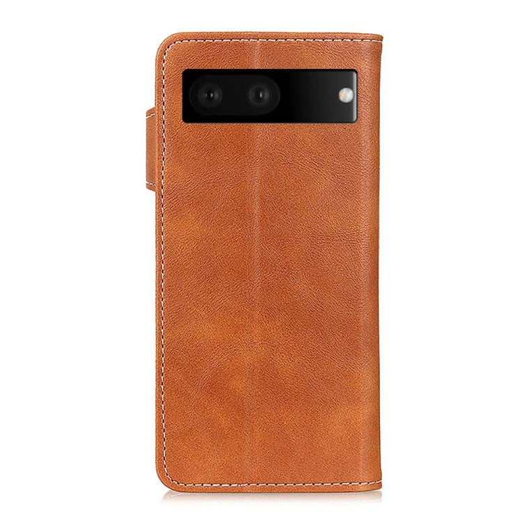 For Google Pixel 7 5G S-Type Stitching Calf Texture Leather Phone Case