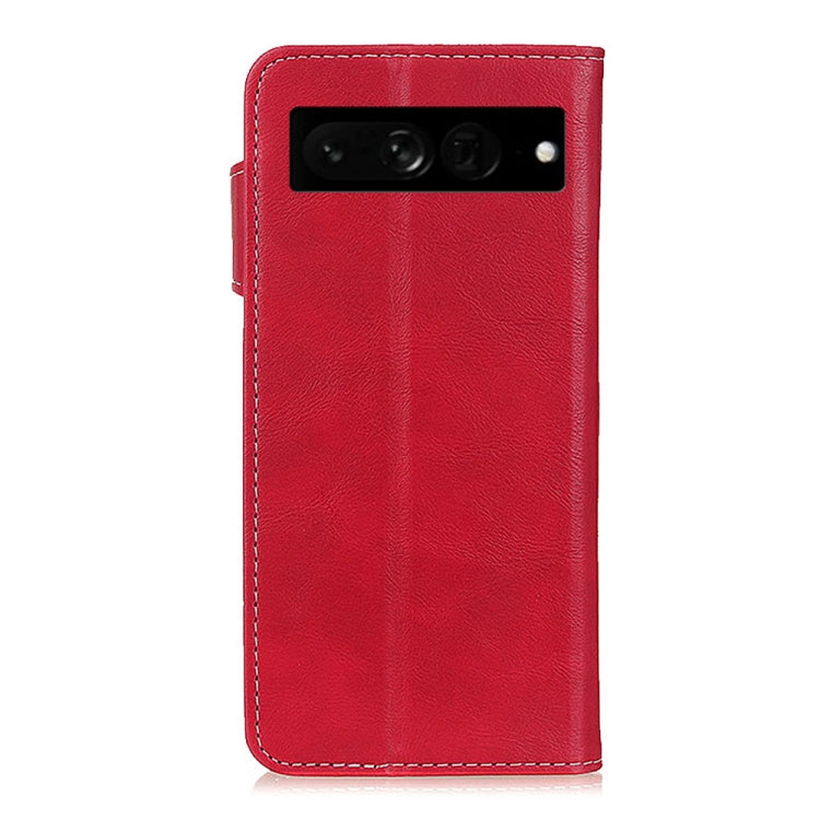 For Google Pixel 7 Pro 5G S-Type Stitching Calf Texture Leather Phone Case